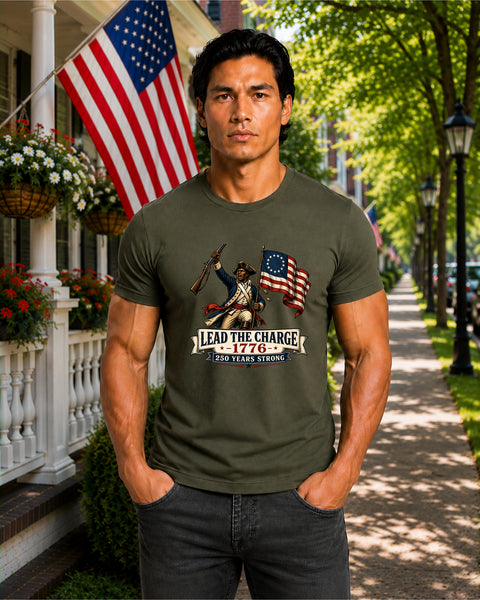 # ⭐ **“Lead the Charge – 1776” – America‑250 Edition | Unisex**
