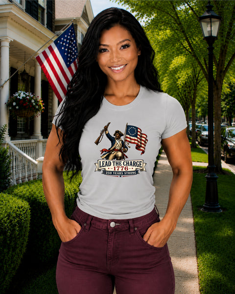 # ⭐ **“Lead the Charge – 1776” – America‑250 Edition | Unisex**