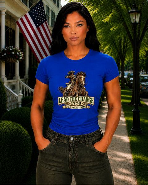 # ⭐ **Lead the Charge – 1776 Horseback Commander** – America‑250 Edition | Unisex