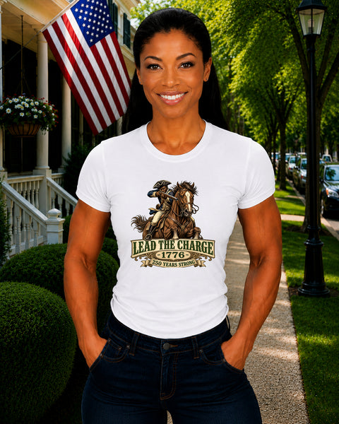 # ⭐ **Lead the Charge – 1776 Horseback Commander** – America‑250 Edition | Unisex