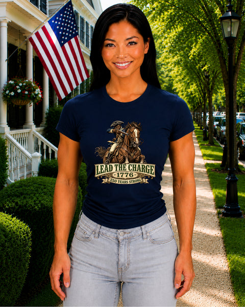 # ⭐ **Lead the Charge – 1776 Horseback Commander** – America‑250 Edition | Unisex