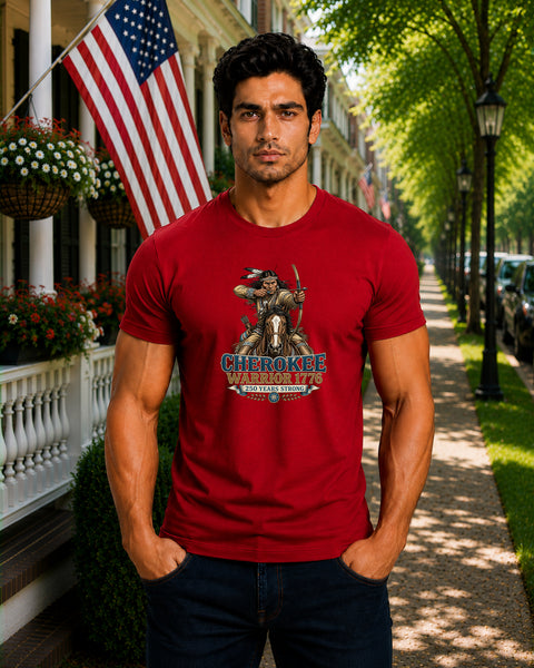 # ⭐ **Cherokee Warrior – 1776 – 250 Years Strong | Unisex**