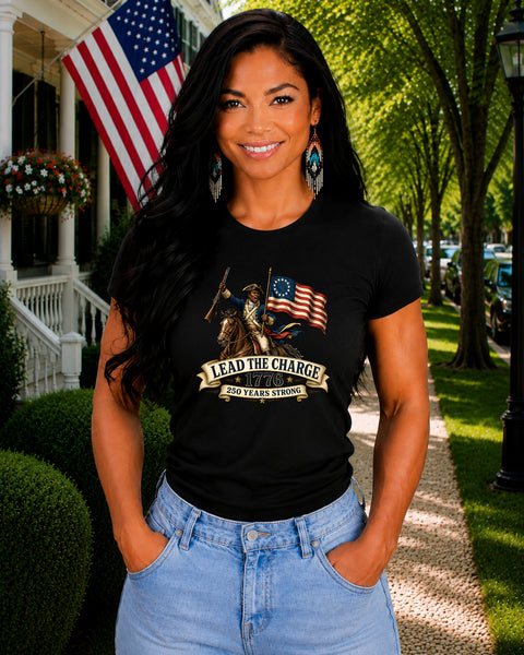 # ⭐ **Lead the Charge – 1776 – 250 Years Strong | Unisex**