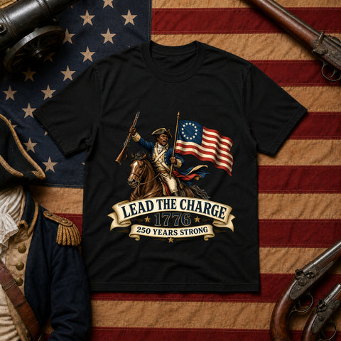 # ⭐ **Lead the Charge – 1776 – 250 Years Strong | Unisex**