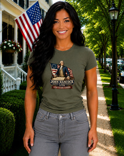 # ⭐ **John Hancock – Signer of Independence – 1776” – America‑250 Edition | Unisex**