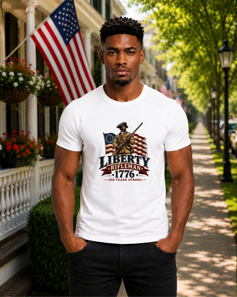 # ⭐ **Liberty Rifleman – 1776” – America‑250 Edition | Unisex**
