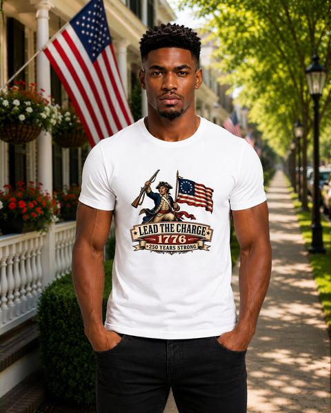 # ⭐ **Lead The Charge – 1776” – America‑250 Edition | Unisex**