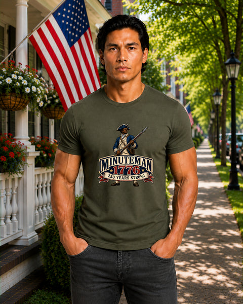 # ⭐ **“Minuteman 1776 – 250 Years Strong” – America‑250 Edition | Unisex**