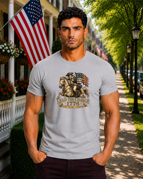 # ⭐ **Lead the Charge – 1776 – 250 Years Strong | Unisex**