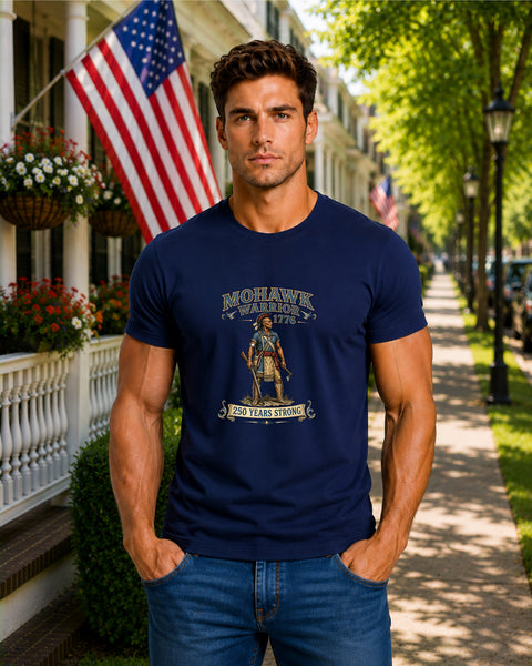# ⭐ **“Mohawk Warrior – 1776” – America‑250 Edition | Unisex**