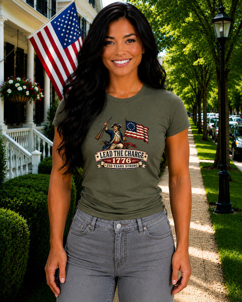 # ⭐ **Lead The Charge – 1776” – America‑250 Edition | Unisex**