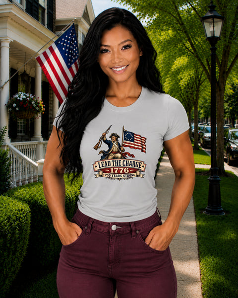 # ⭐ **Lead The Charge – 1776” – America‑250 Edition | Unisex**