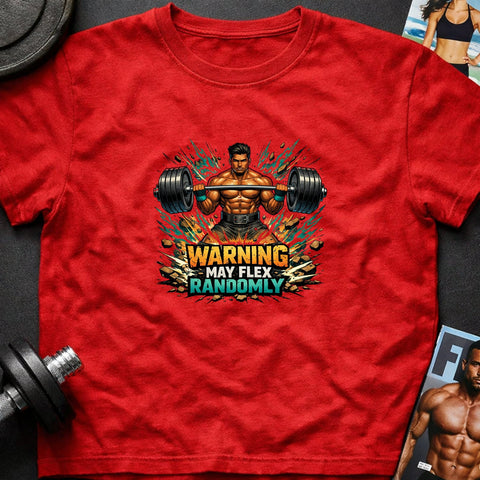 Warning May Flex Randomly – South Asian Male Barbell Edition - Laugh Suppy
