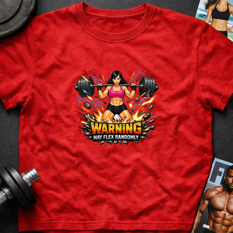 Warning May Flex Randomly – Asian Female Barbell Edition - Laugh Suppy