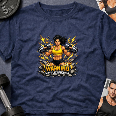 Warning May Flex Randomly – Middle Eastern Female Dumbbells Edition - Laugh Suppy