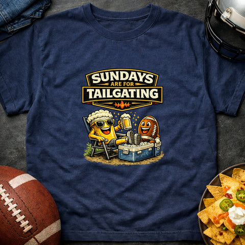 Sundays Are for Tailgating – Funny Football Tailgate T-Shirt - Laugh Suppy