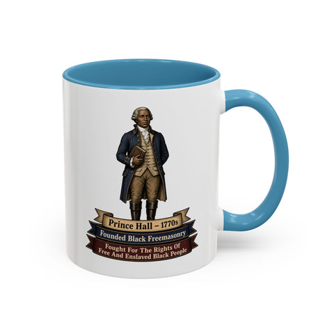 Prince Hall 1770s Commemorative Coffee Mug — Founded Black Freemasonry