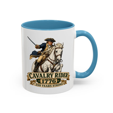 Cavalry Rider (White Horse) 1776 Mug – 250th Anniversary Edition - Laugh Suppy