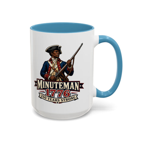 Minuteman 1776 Coffee Mug — Patriotic Revolutionary War 250 Years