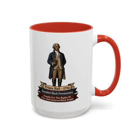 Prince Hall 1770s Commemorative Coffee Mug — Founded Black Freemasonry