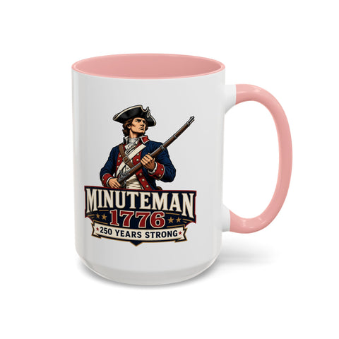 Minuteman 1776 Mug – Patriotic 250th Anniversary Coffee Mug - Laugh Suppy