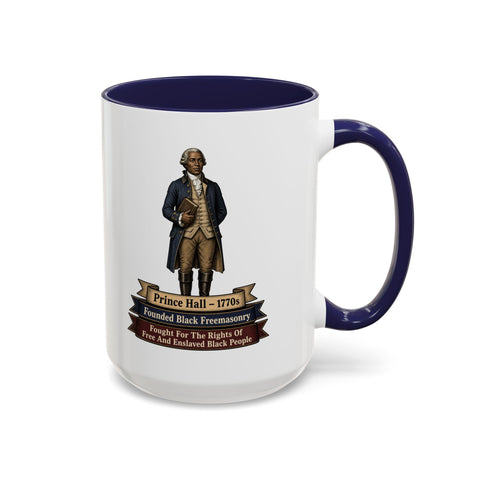 Prince Hall 1770s Commemorative Coffee Mug — Founded Black Freemasonry