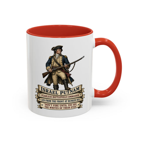 Israel Putnam Revolutionary Coffee Mug — Patriotic 250th Anniversary Coffee Mug