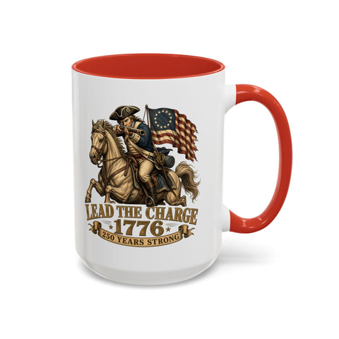 Lead the Charge 1776 Mug (Mounted Edition) – 250th Anniversary Gift