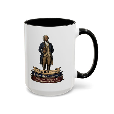 Prince Hall 1770s Commemorative Coffee Mug — Founded Black Freemasonry