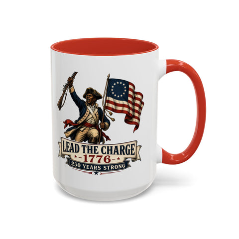 Lead the Charge 1776 Coffee Mug — Patriotic Revolutionary War