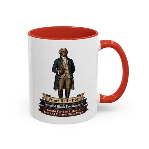 Prince Hall 1770s Commemorative Coffee Mug — Founded Black Freemasonry