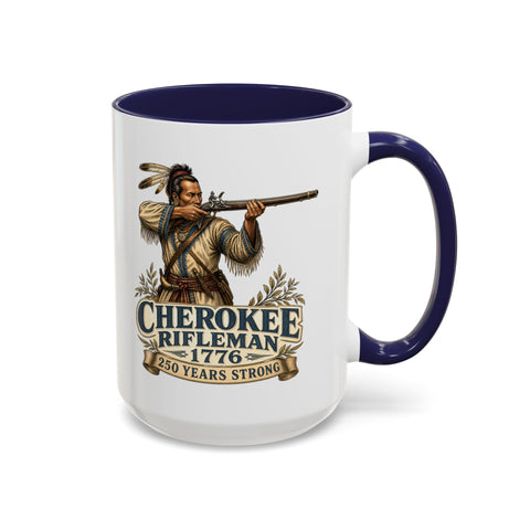 Cherokee Rifleman 1776 Coffee Mug — 250 Years Anniversary Edition
