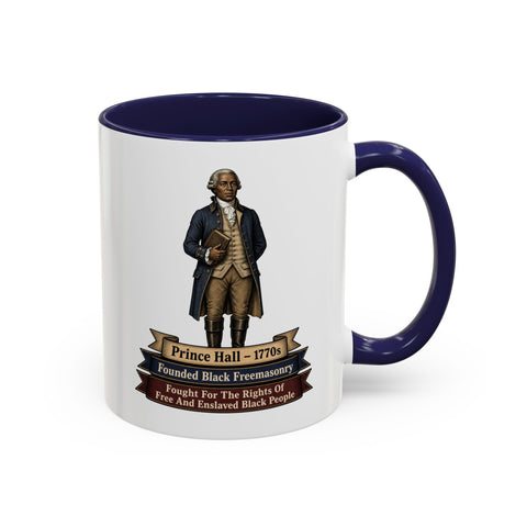 Prince Hall 1770s Commemorative Coffee Mug — Founded Black Freemasonry