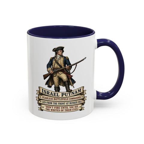 Israel Putnam Revolutionary Coffee Mug — Patriotic 250th Anniversary Coffee Mug