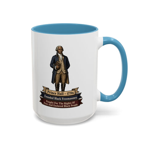 Prince Hall 1770s Commemorative Coffee Mug — Founded Black Freemasonry