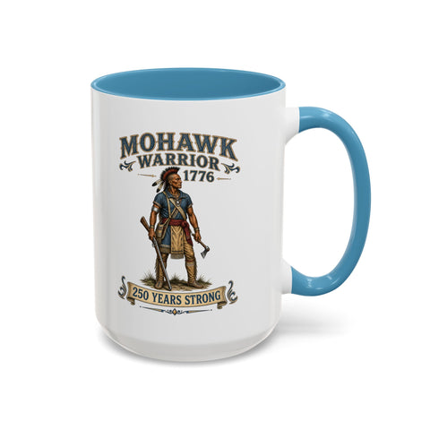Mohawk Warrior Coffee Mug – 1776 Heritage Design