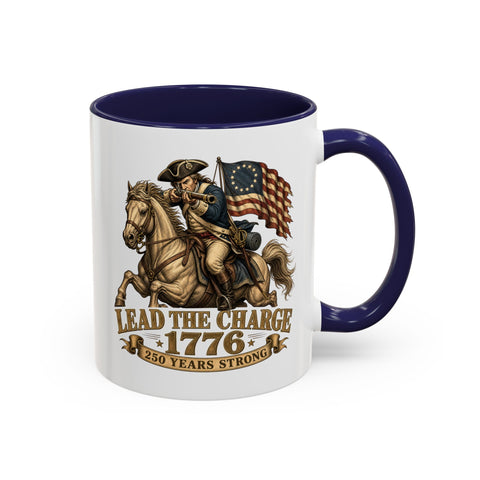 # ⭐ **Lead the Charge – 1776 – 250 Years Strong | 11oz & 15oz Edition Mug**