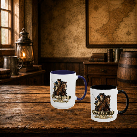 Cavalry Rider (Brown Horse) 1776 Mug – 250th Anniversary Edition - Laugh Suppy