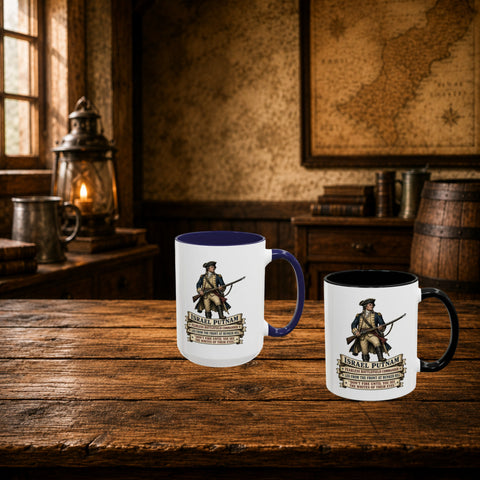 Israel Putnam Revolutionary Coffee Mug — Patriotic 250th Anniversary Coffee Mug