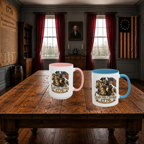 Lead the Charge 1776 Mug (Mounted Edition) – 250th Anniversary Gift