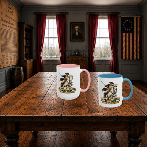 Cavalry Rider (White Horse) 1776 Mug – 250th Anniversary Edition